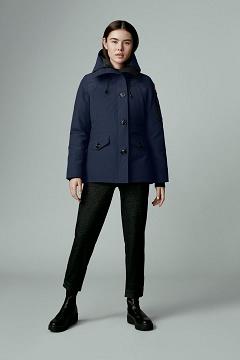 Chamarras Canada Goose Mujer Outlet - Montebello Abrigos Azul Oscuro Marino KU2483056